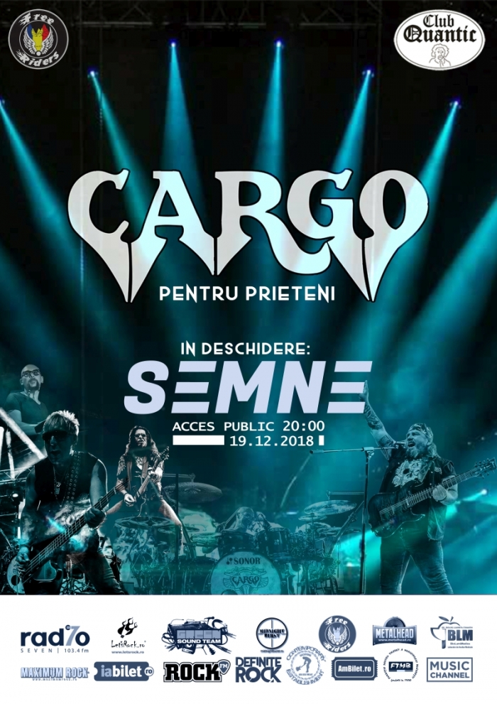 Concert SeMnE si Cargo in Club Quantic, Bucuresti