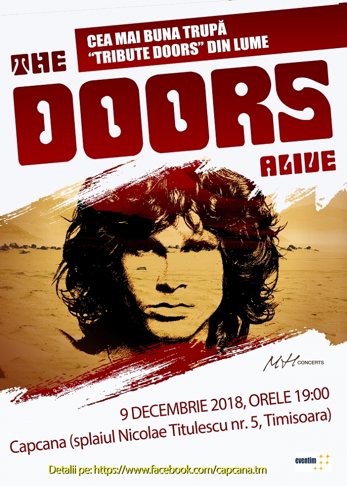 Concert The Doors Alive in Club Capcana, Timisoara