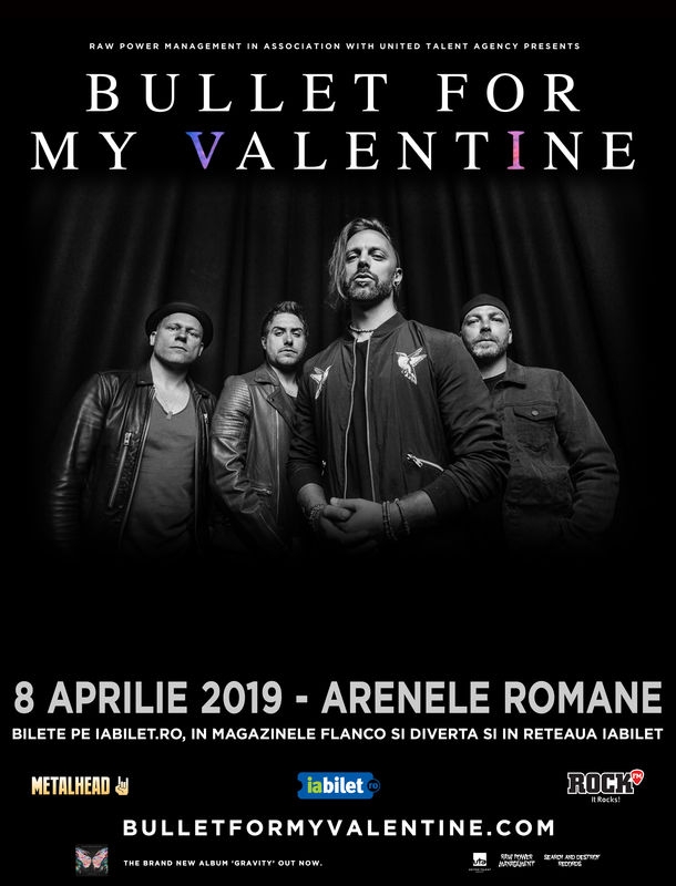 Concert Bullet For My Valentine la Arenele Romane din Bucuresti