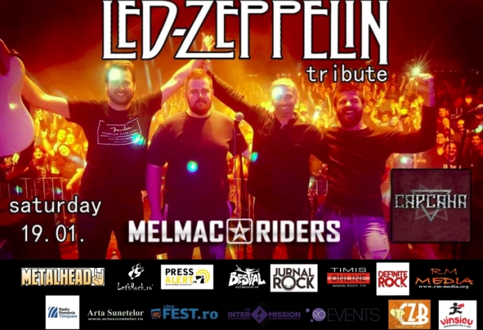 Concert de tribut Led Zeppelin cu Melmac Riders in club Capcana din Timisoara