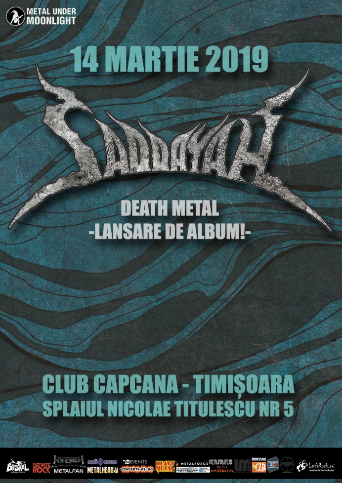 Concert death metal cu Saddayah in Timisoara