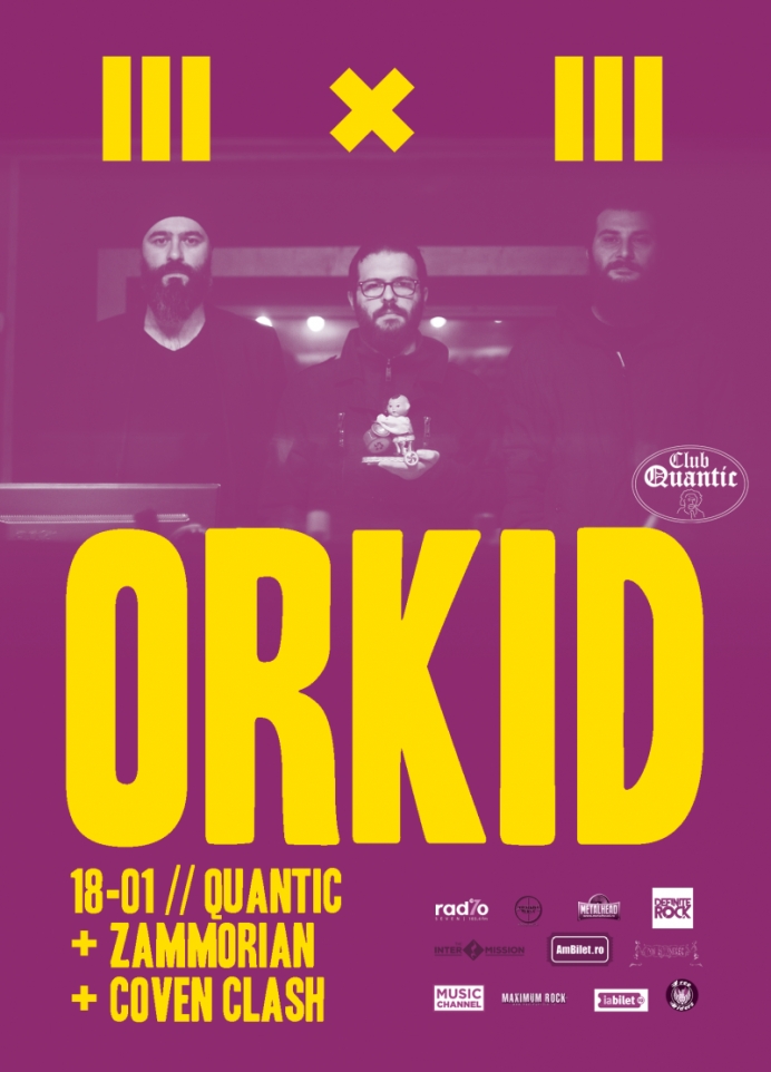 Concert Orkid, Zammorian si Coven Clash in Club Quantic