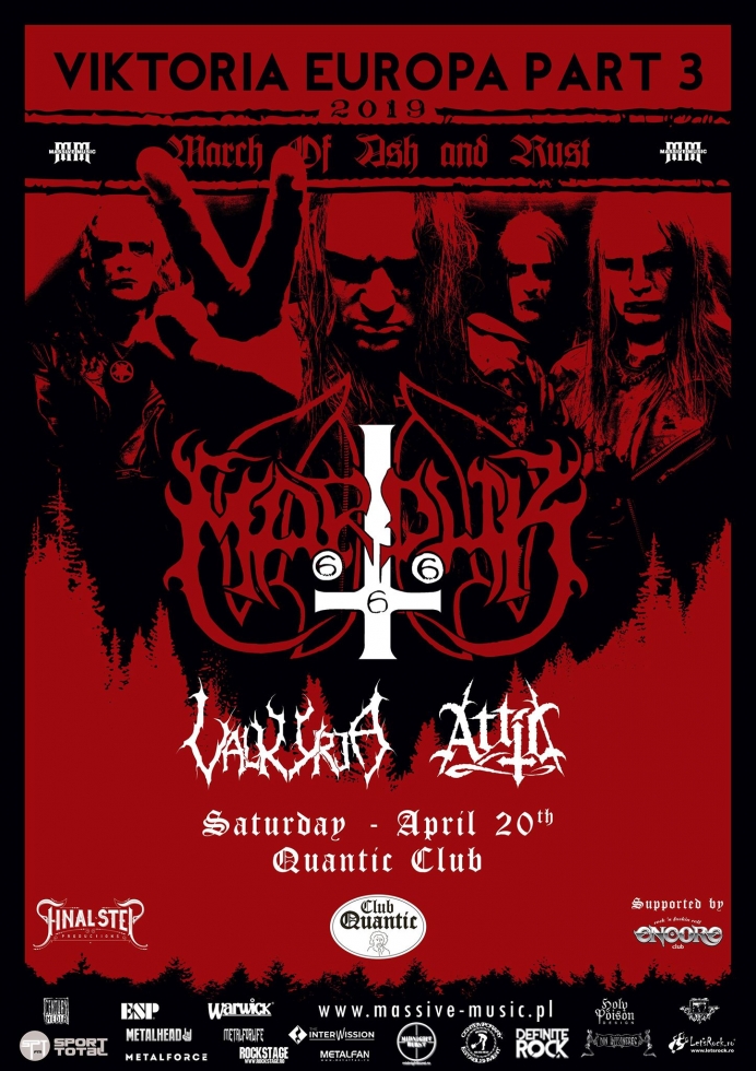 Concert Marduk, Valkyrja si Attic in club Quantic