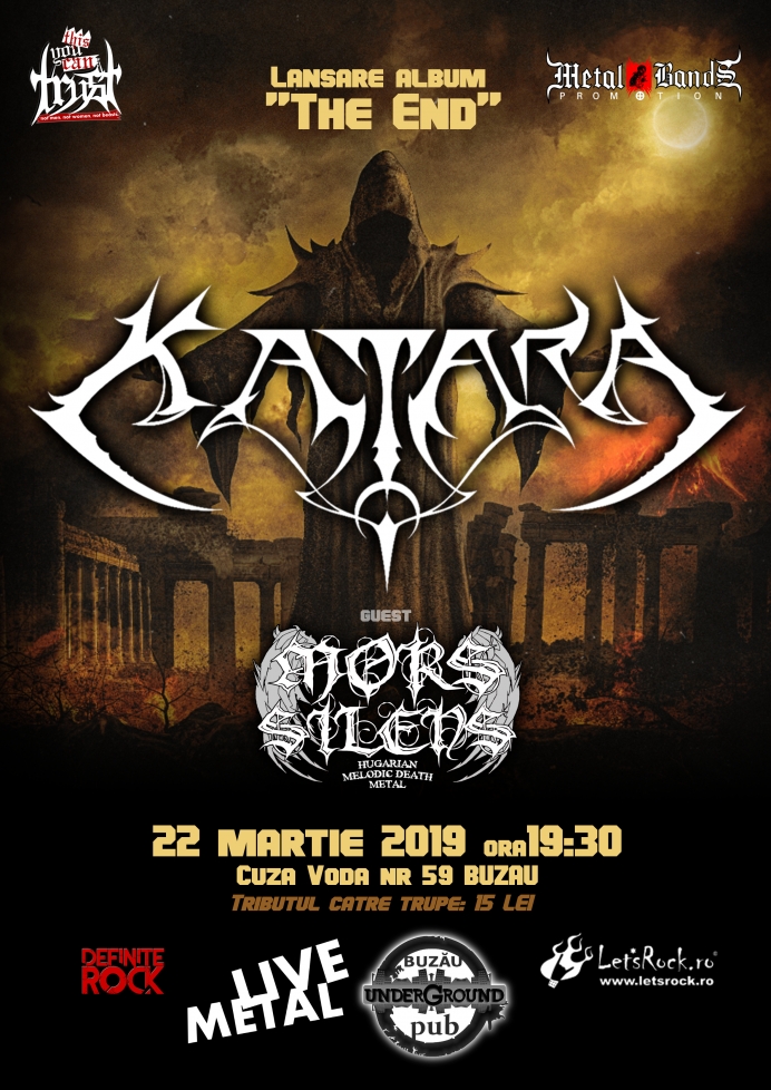 Katara si Mors Silens in Underground Pub Buzau, pe 22 martie