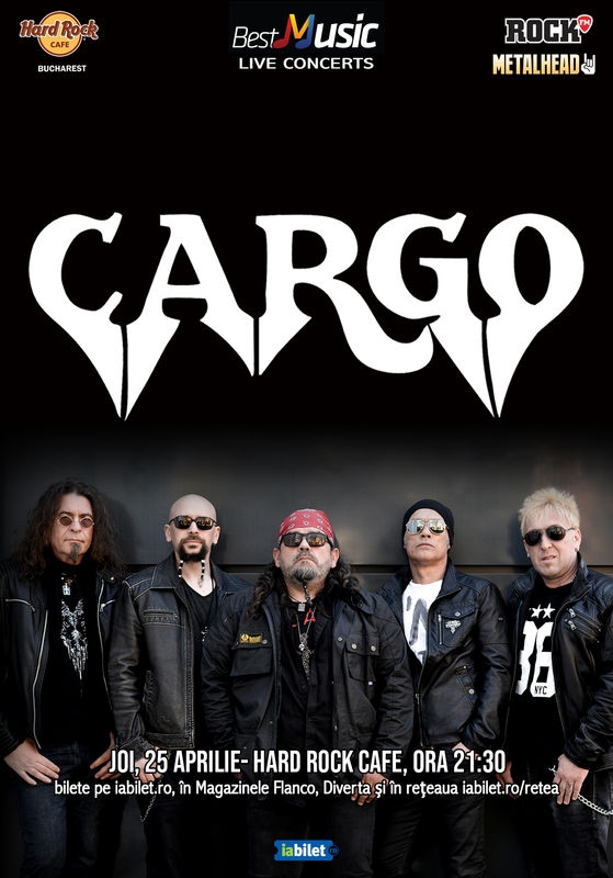 Concert Cargo la Hard Rock Cafe, București