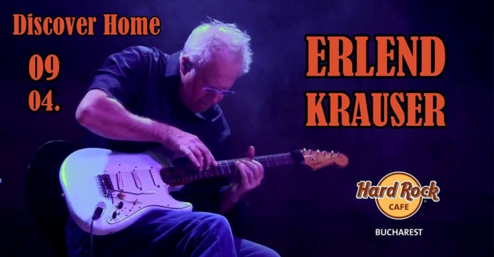 Concert Erlend Krauser la Hard Rock Cafe din București