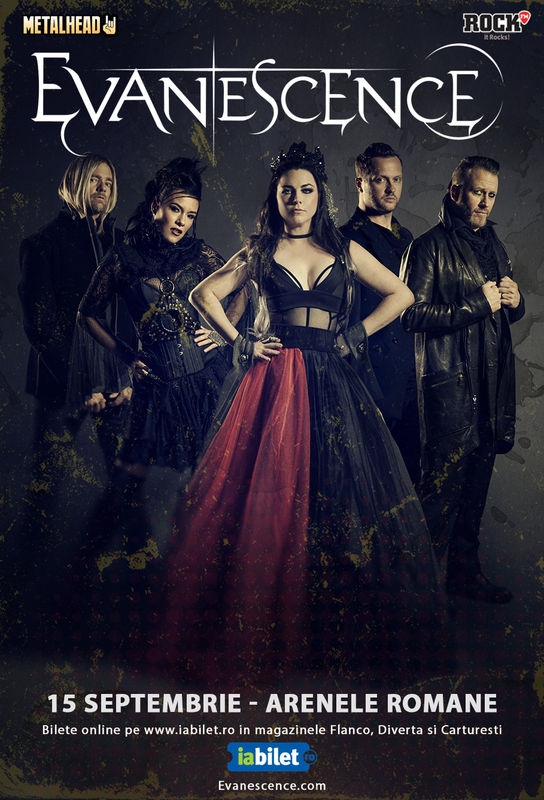 Concert Evanescence la Arenele Romane din București