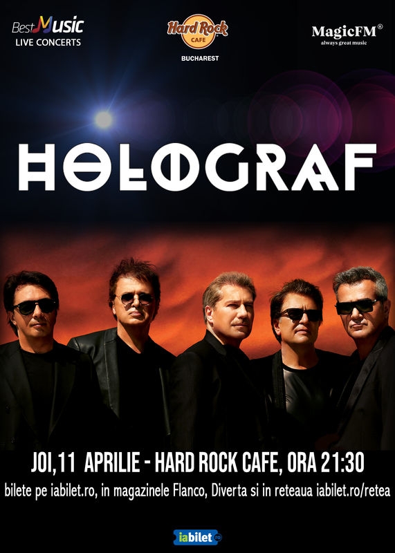 Concert Holograf la Hard Rock Cafe, București