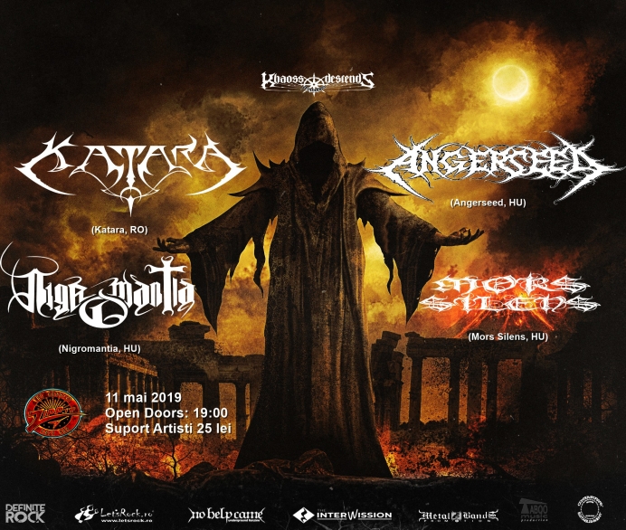 Concert Katara, Angerseed, Mors Silens și Nigromantia în Club Zipp It, Cluj-Napoca