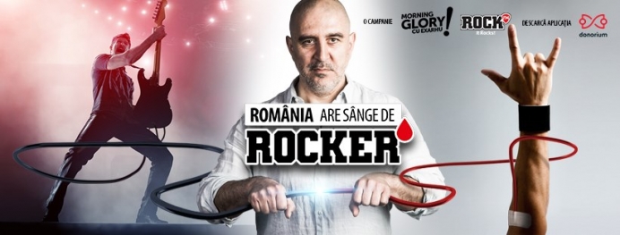 România are sânge de rocker - peste 1.000 de rockeri români au descărcat aplicația Donorium în primele 4 zile ale campaniei