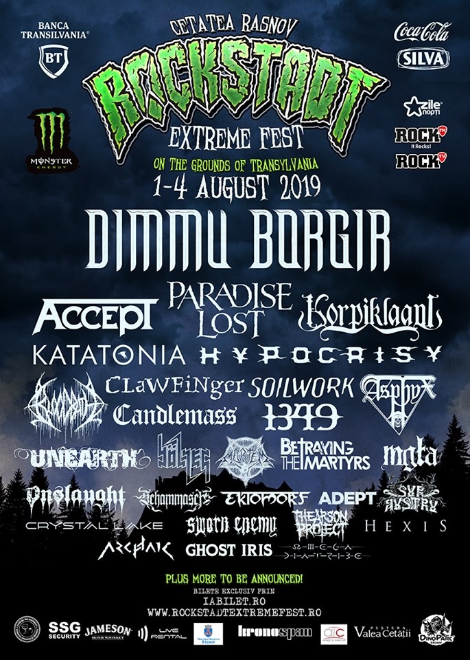 Rockstadt Extreme Fest 2019 - Line-up