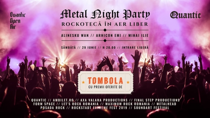 Tombola Metal Night Party in club Quantic