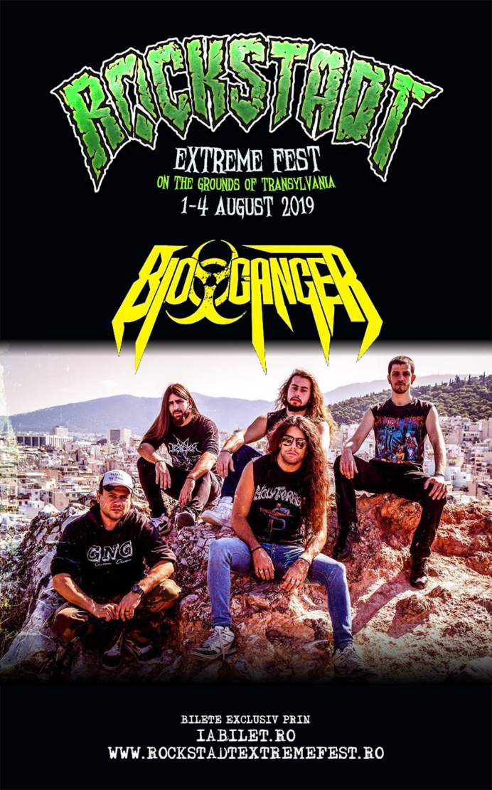 Trupa Bio-Cancer va canta la Rockstadt Extreme Fest 2019