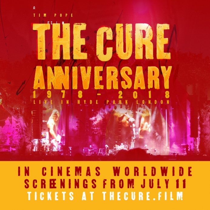 Trupa The Cure a sarbatorit 40 de ani prin lansarea unui concert pe marile ecrane