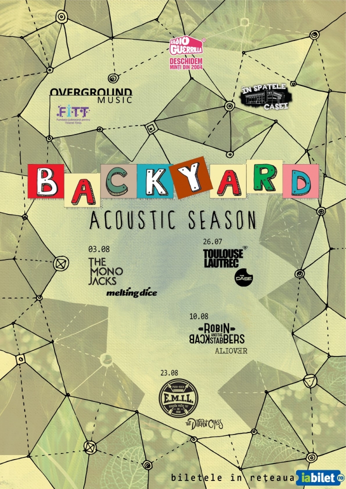 Backyard Acoustic Season revine vara aceasta la Timișoara