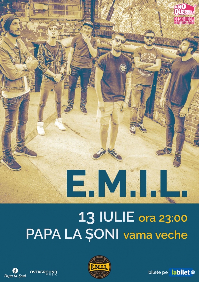 Concert E.M.I.L. în Vama Veche, la Papa la Șoni