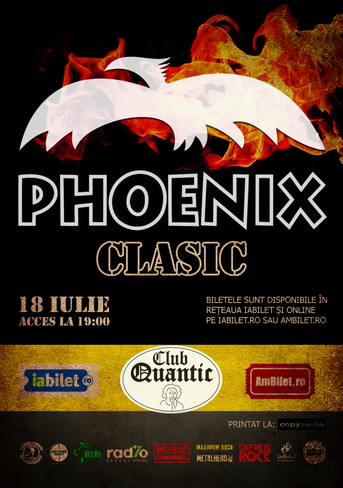 Concert Phoenix la Grădina de Vară Quantic