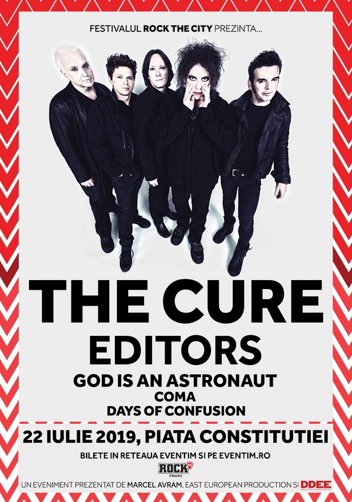 THE CURE și GOD IS AN ASTRONAUT sunt primele trupe confirmate la ROCK THE CITY 2019