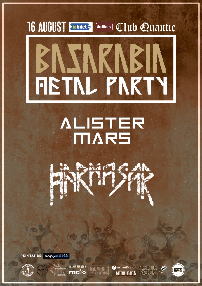 Basarabia Metal Party în Club Quantic - Harmasar și Alister Mars