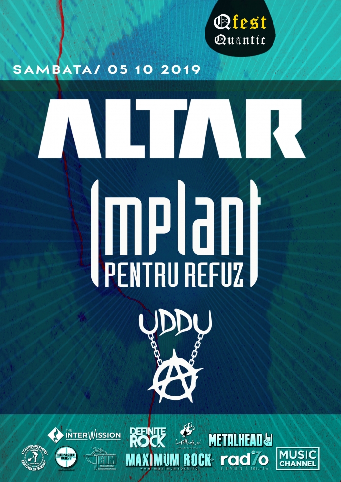 Altar, Implant Pentru Refuz și Ura De După Ușă la Qfest 2019 ziua VI în Club Quantic