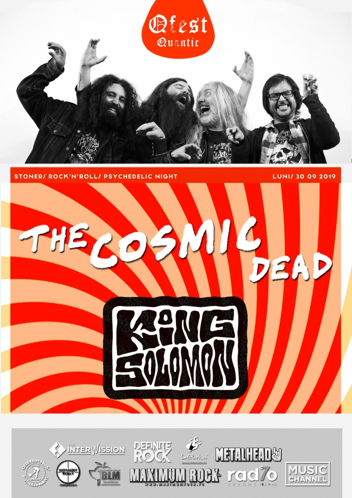 The Cosmic Dead și King Solomon la Qfest 2019 ziua I în Club Quantic