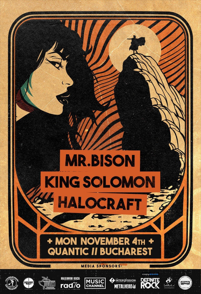 Concert Mr.Bison, King Solomon și Halocraft în Club Quantic