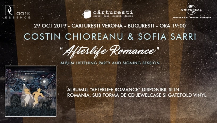 Costin Chioreanu și Sofia Sarri lansează în România albumul Afterlife Romance