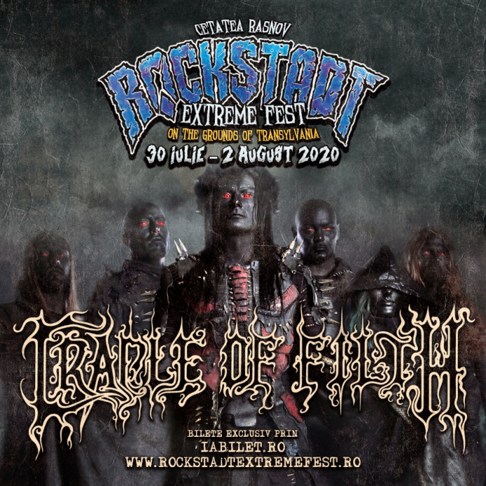 Cradle of Filth, în premieră la Rockstadt Extreme Fest 2020