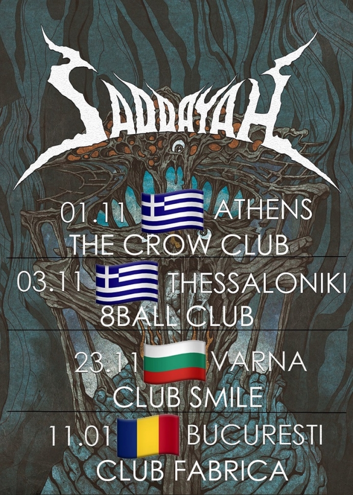 Saddayah va sustine trei concerte in Grecia si in Bulgaria