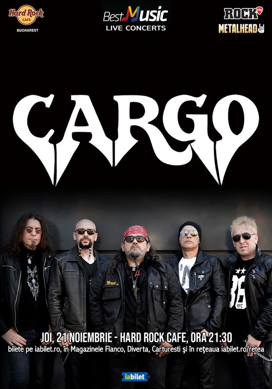 Concert Cargo la Hard Rock Cafe, București