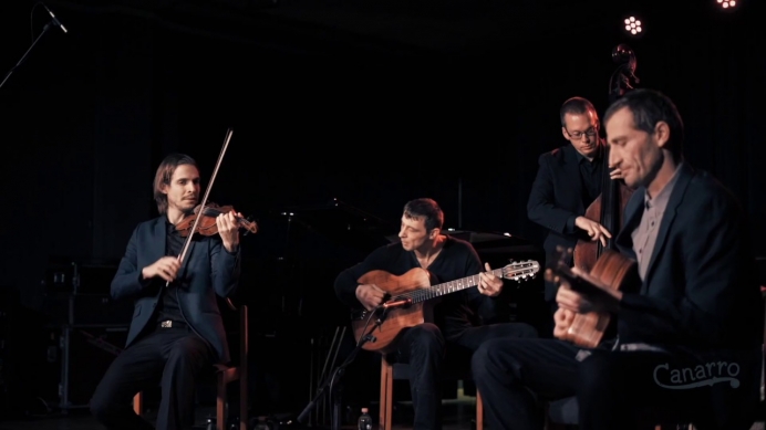 Concert gypsy jazz cu grupul Canarro în Club Capcana