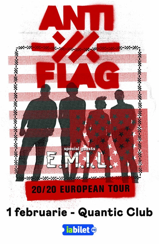 Concert Anti-Flag și E.M.I.L. în Club Quantic