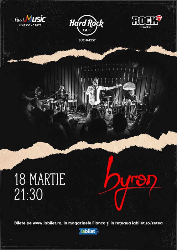 Concert byron la Hard Rock Cafe, Bucuresti