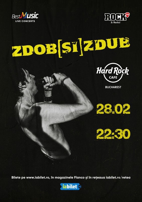 Trupa Zdob si Zdub va concerta la Hard Rock Cafe