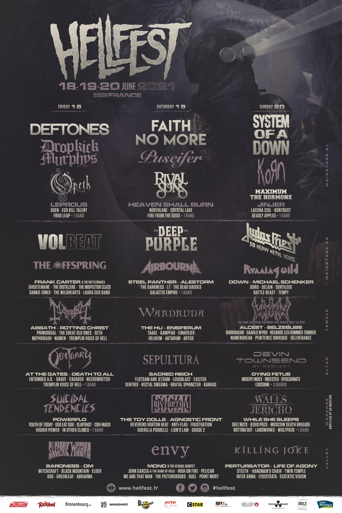 Line-up complet HellFest 2021