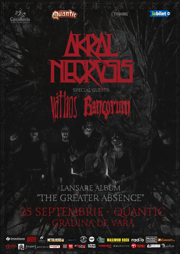 Concert Akral Necrosis in Quantic Club - program si regulament