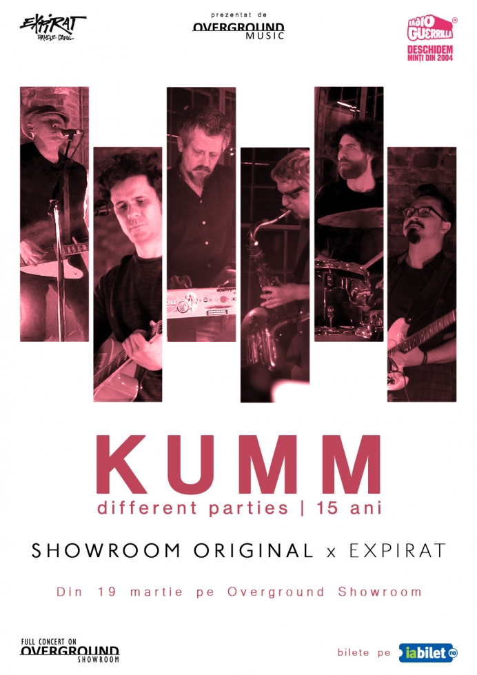 Concert online KUMM - seria de concerte online Showroom Original ⨯ Expirat continuă