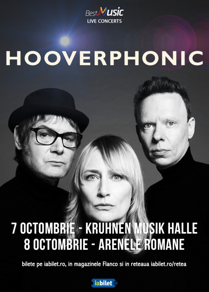 Doua concerte Hooverphonic in Romania la toamna, in formula originala