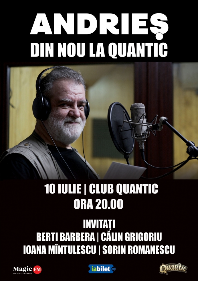 Concert Alexandru Andrieș in club Quantic