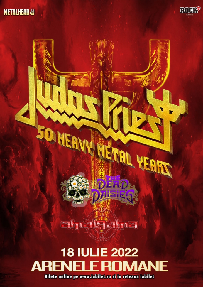 Concert Judas Priest - 50 Heavy Metal Years s-a reprogramat in 2022