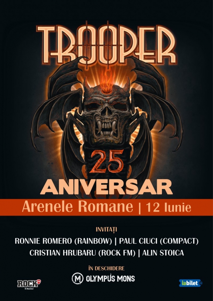 Program si reguli de acces pentru concertul Trooper25