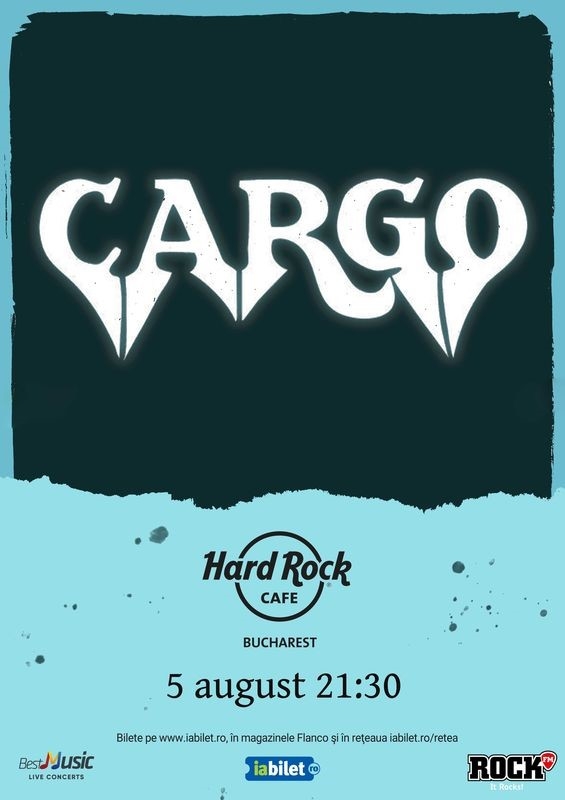 Concert CARGO la Hard Rock Cafe