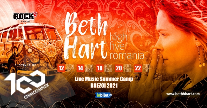 Concert Beth Hart - High Five Romania - la Summer Camp Brezoi