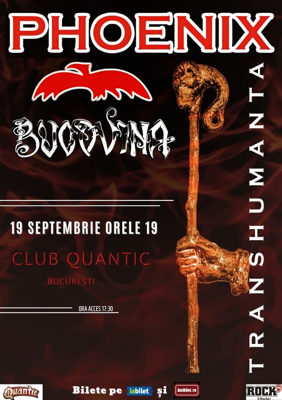 Concert Phoenix si Bucovina in club Quantic