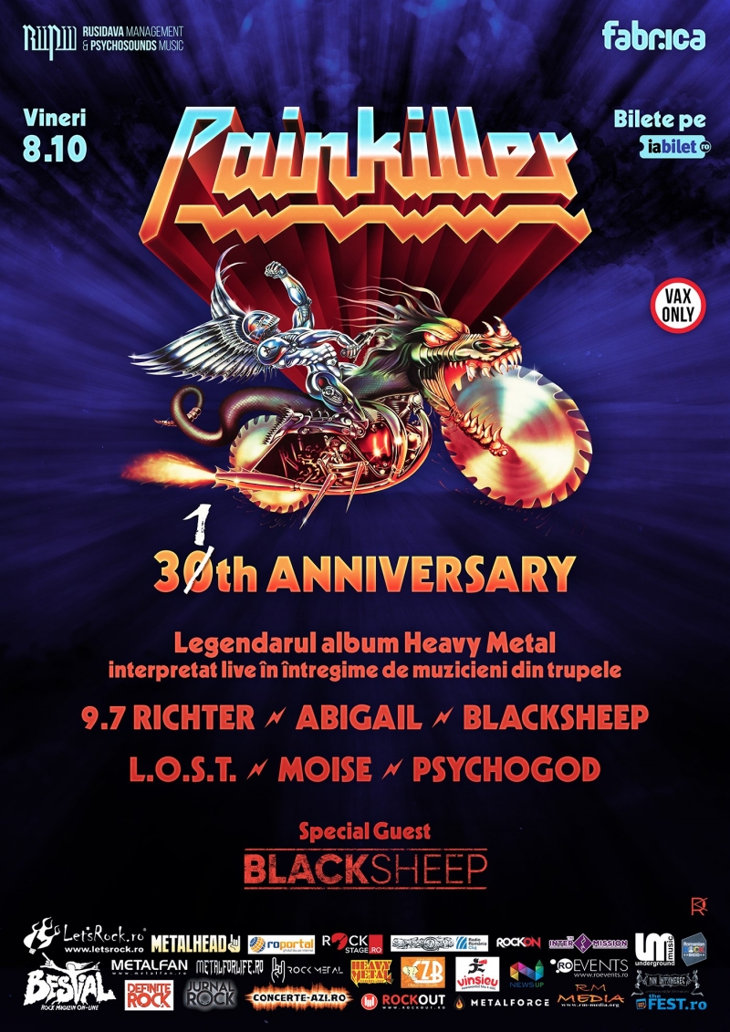 Painkiller - the 31st Anniversary - tribute show, in club Fabrica