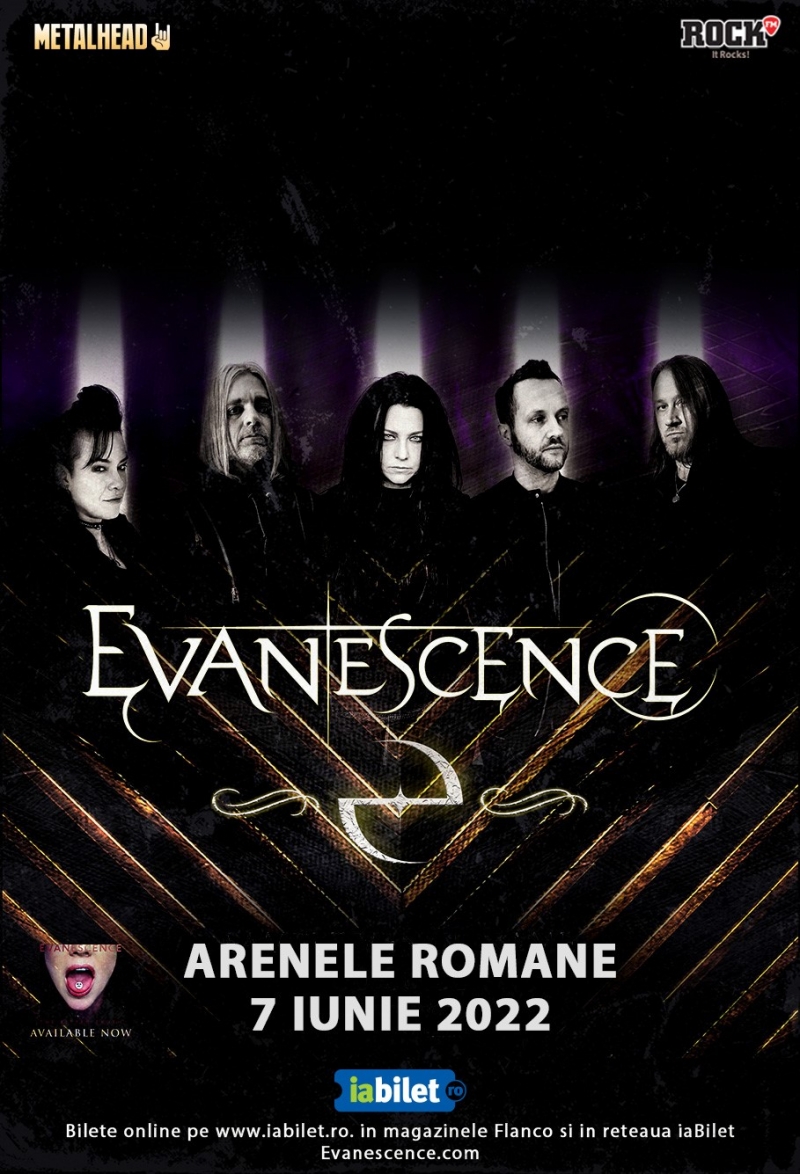 Concert Evanescence la Arenele Romane: Program si reguli de acces