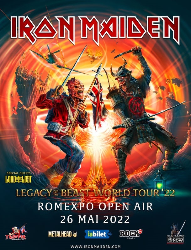 IRON MAIDEN va concerta in Bucuresti la Romexpo pe 26 mai 2022