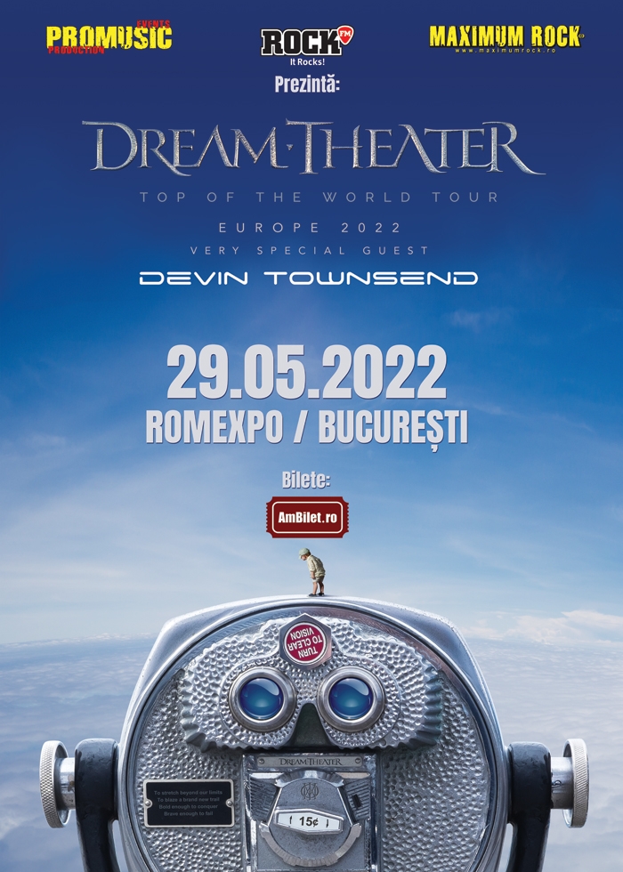 Concert Dream Theater și Devin Townsend: categoria Golden Circle este aproape epuizata