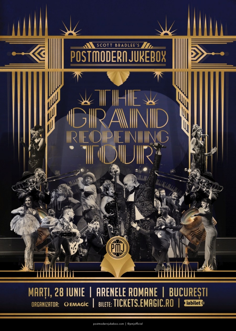 Concert POSTMODERN JUKEBOX la Arenele Romane