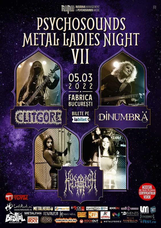 Psychosounds Metal Ladies Night VII in club fabrica